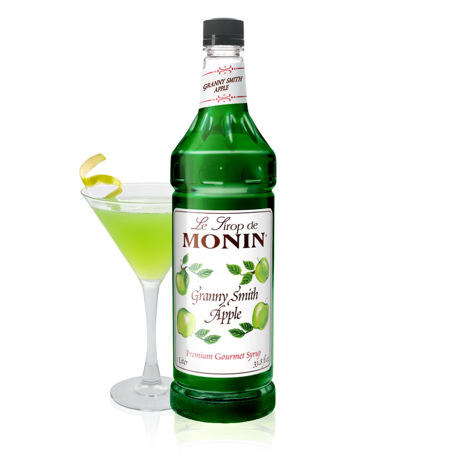 Amazon.com: Monin - Granny Smith Apple Syrup, Great for Cocktails
